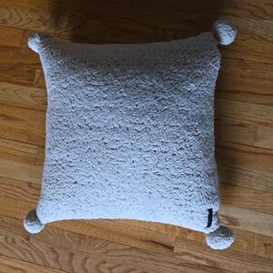 Large gray Magaschonithrow pillow